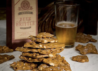 Beer Brittle with Spanish Peanuts, by Anette's Chocolates